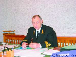 Капитан порта Таганрог М. Д. Гибин
